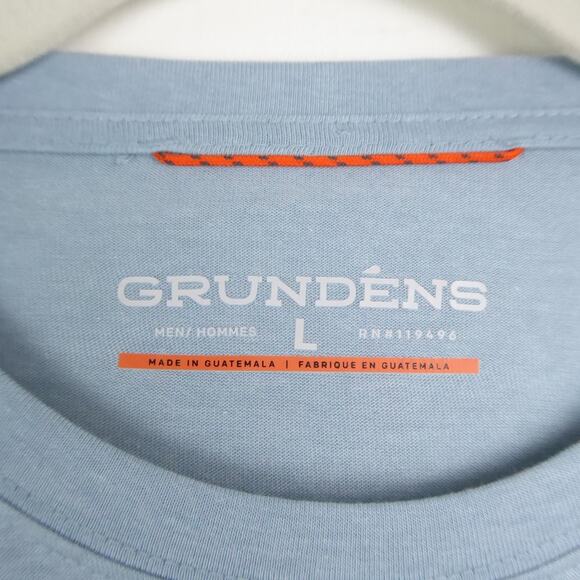 Grundens Shirt Mens SZ L Shorebreak Performance Long Sleeve Quick Dry Outdoors - Picture 8 of 16